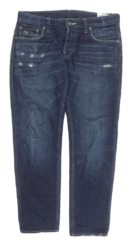 G-Star Men's Blue Tapered Jeans, Size 32