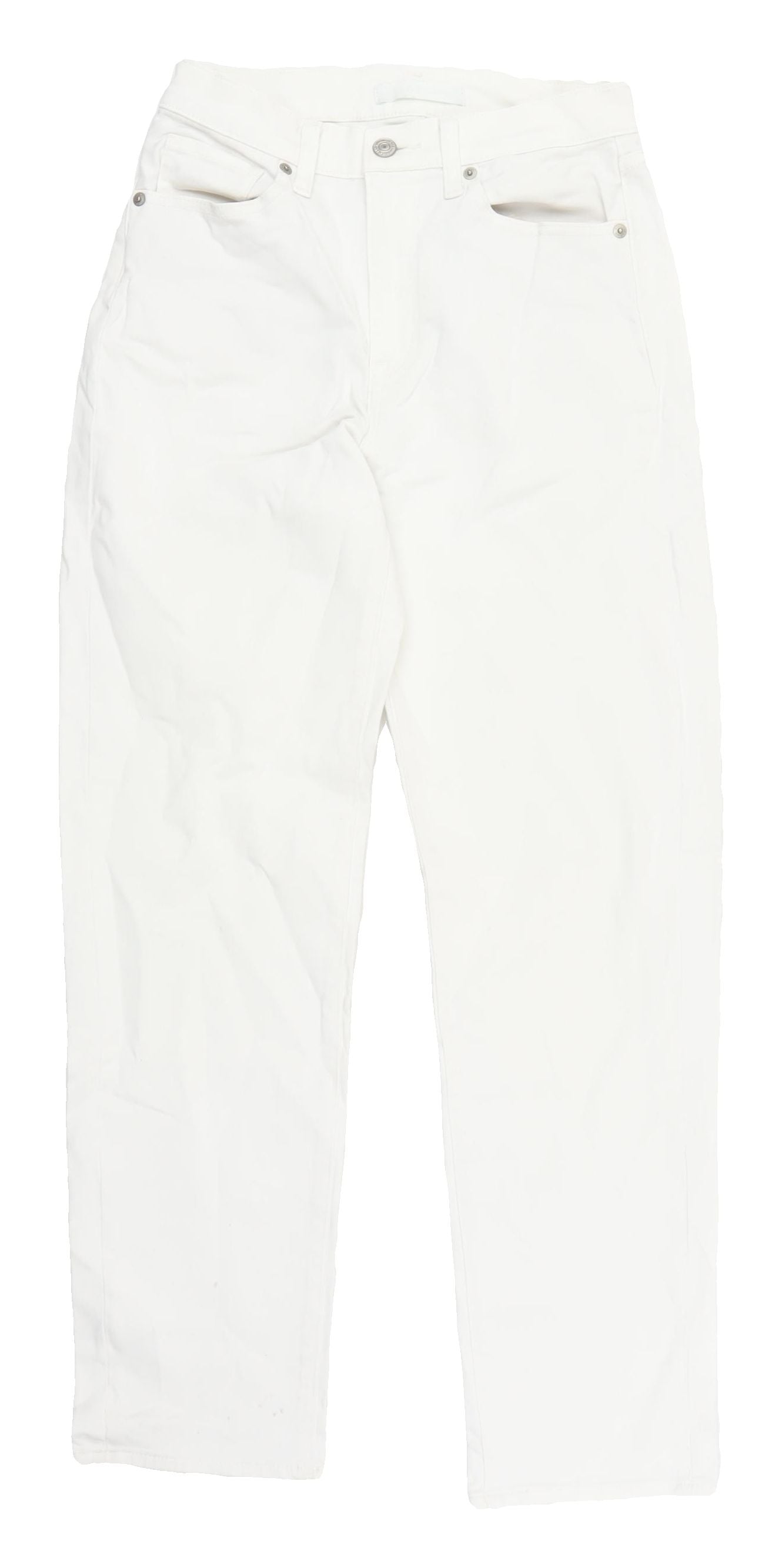 Uniqlo Women's White Jeans 25 Waist Denim