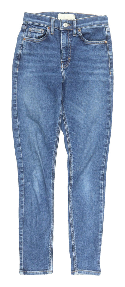 Topshop Women's Blue Skinny Jeans Size 4