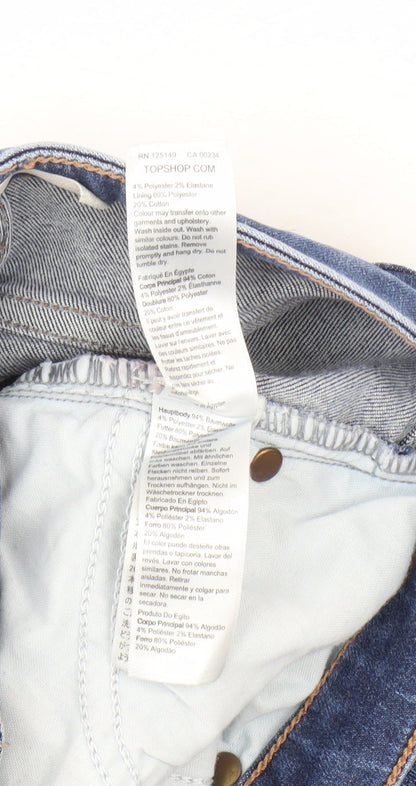 Topshop Women's Blue Skinny Jeans Size 4
