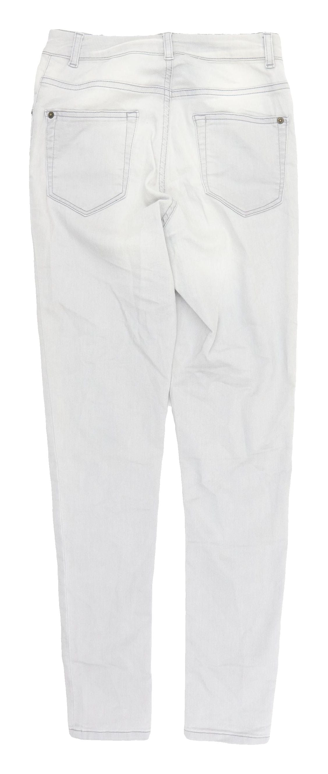 Miss Selfridge Grey Skinny Denim Jeans, Size 10