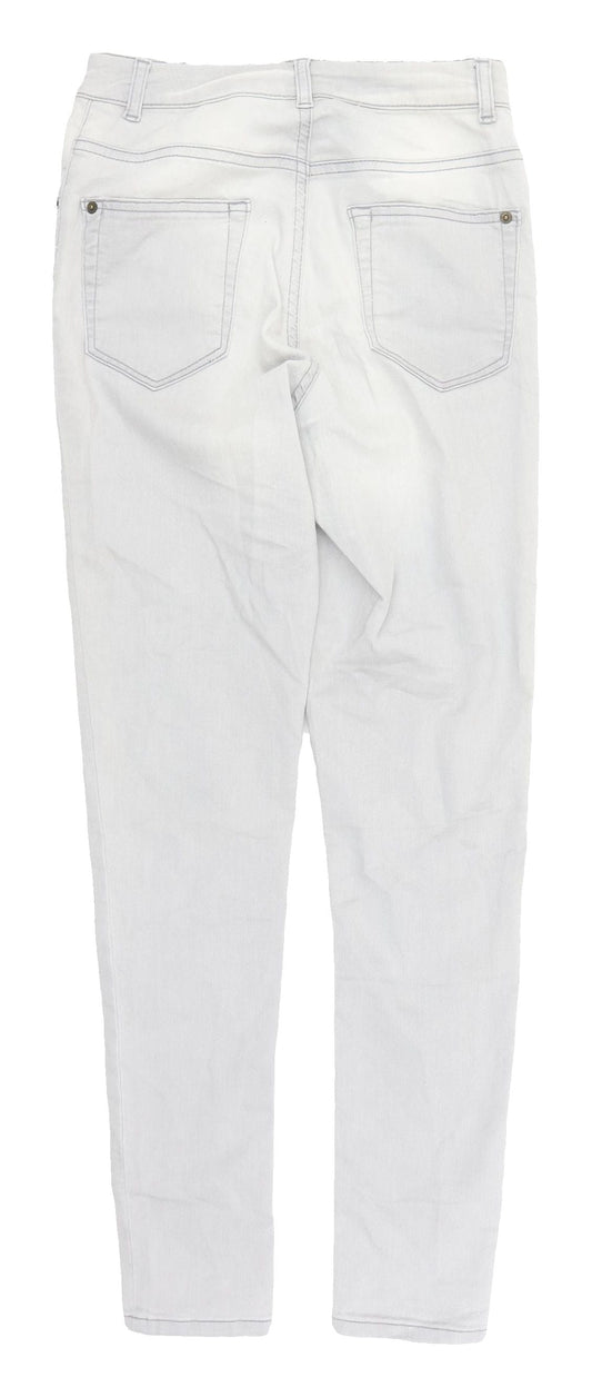 Miss Selfridge Grey Skinny Denim Jeans, Size 10