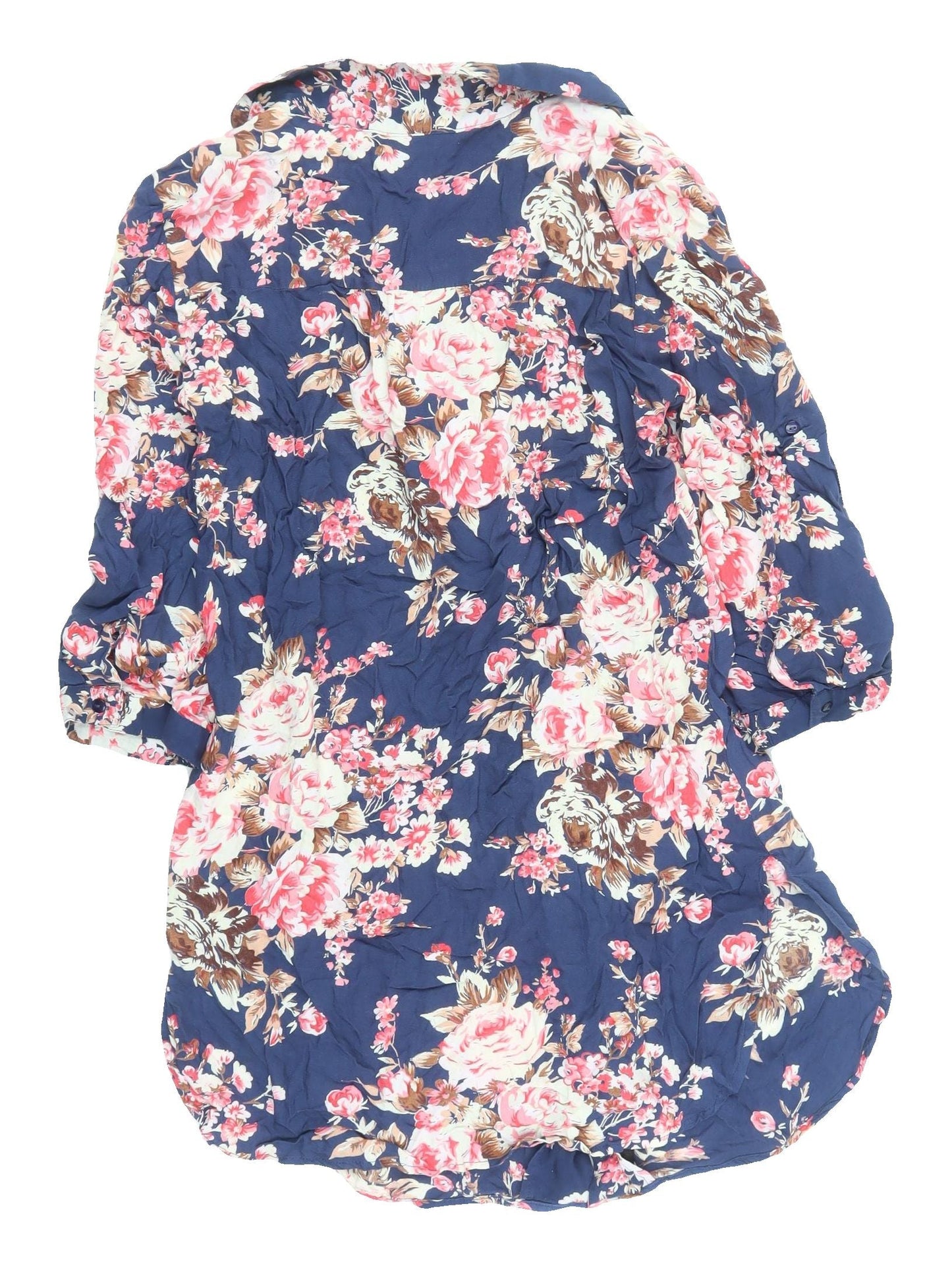 Womens UK Size M VERO MODA Multicoloured Tunic Button-Up