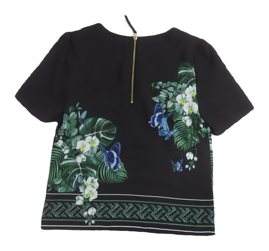 Womens UK Size UK 8 Oasis Black  Blouse
