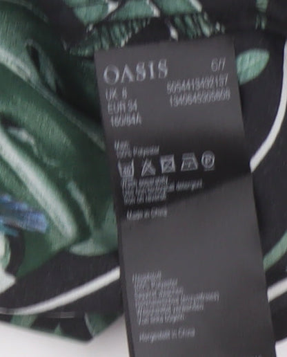 Womens UK Size UK 8 Oasis Black  Blouse