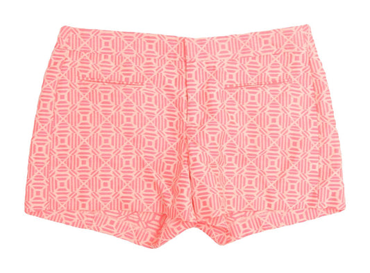 Gap Women's Pink Chino Shorts, Geometric, Size S