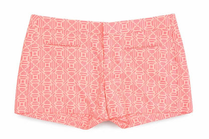 Gap Women's Pink Chino Shorts, Geometric, Size S