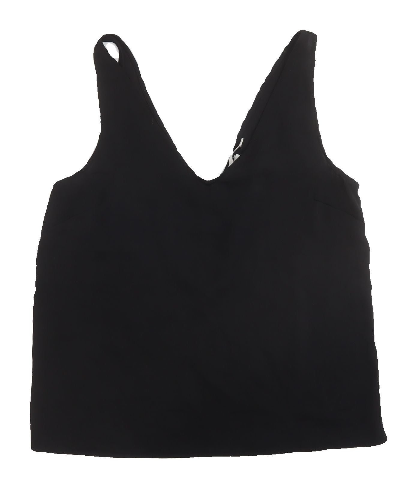 Womens UK Size 8 H&M Black Basic Tank