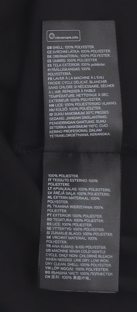 Womens UK Size 8 H&M Black Basic Tank