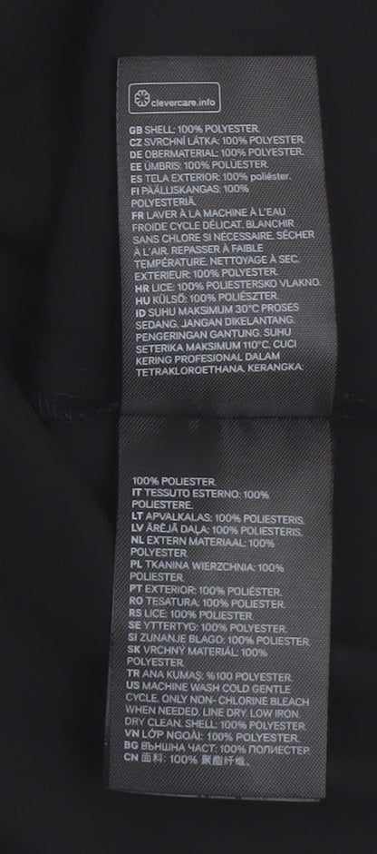 Womens UK Size 8 H&M Black Basic Tank