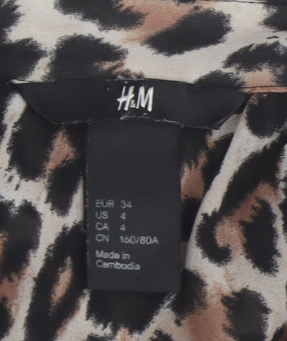 Womens UK Size 6 H&M Multicoloured  Blouse