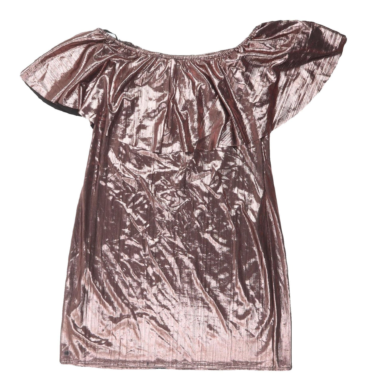 New Look Women’s Off Shoulder Metallic Dress