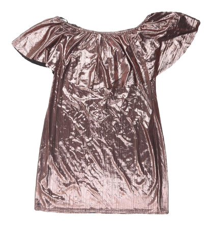 New Look Women’s Off Shoulder Metallic Dress
