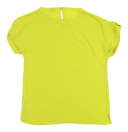 Womens UK Size 10 Dorothy Perkins Yellow  T-Shirt