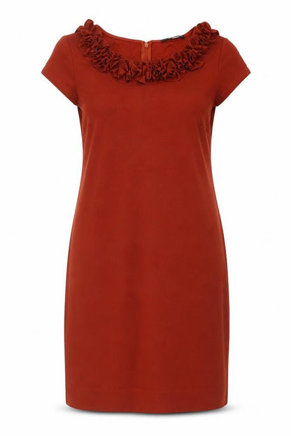Marks and Spencer Women's Red Knee Shift Dress Size 14