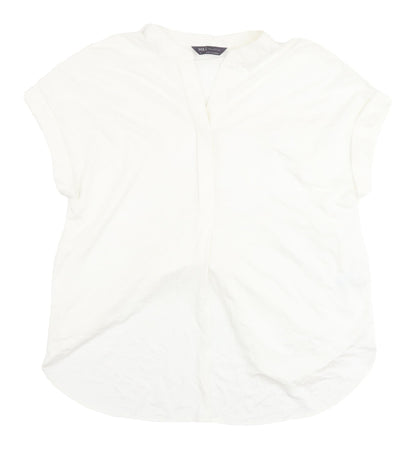 Womens UK Size 12 Marks and Spencer Ivory  Blouse