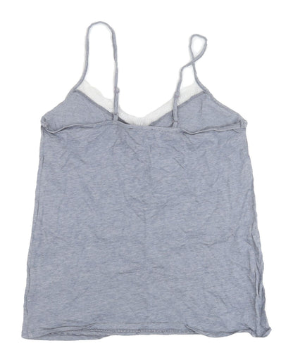Womens UK Size 8 New Look Blue Basic Camisole