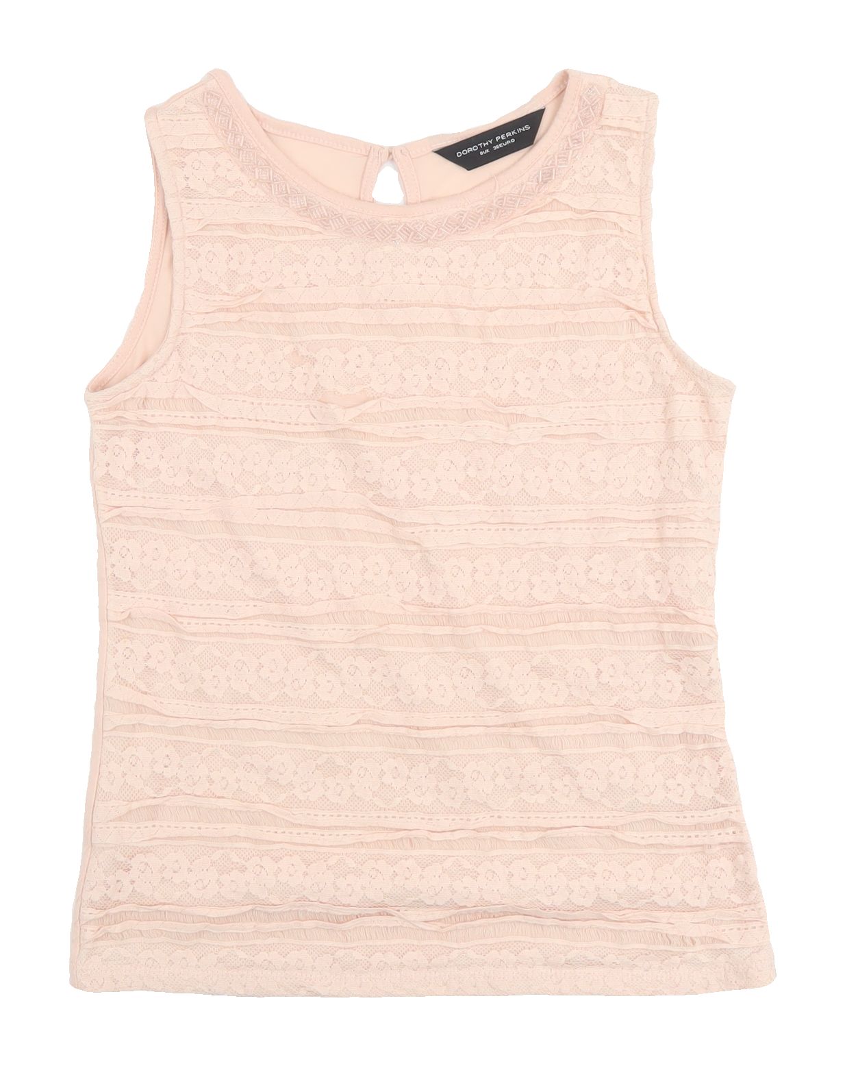 Womens UK Size 8 Dorothy Perkins Beige Basic Blouse