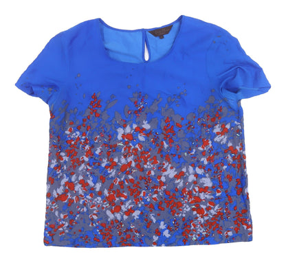 Womens UK Size L Great Plains Blue Basic Blouse