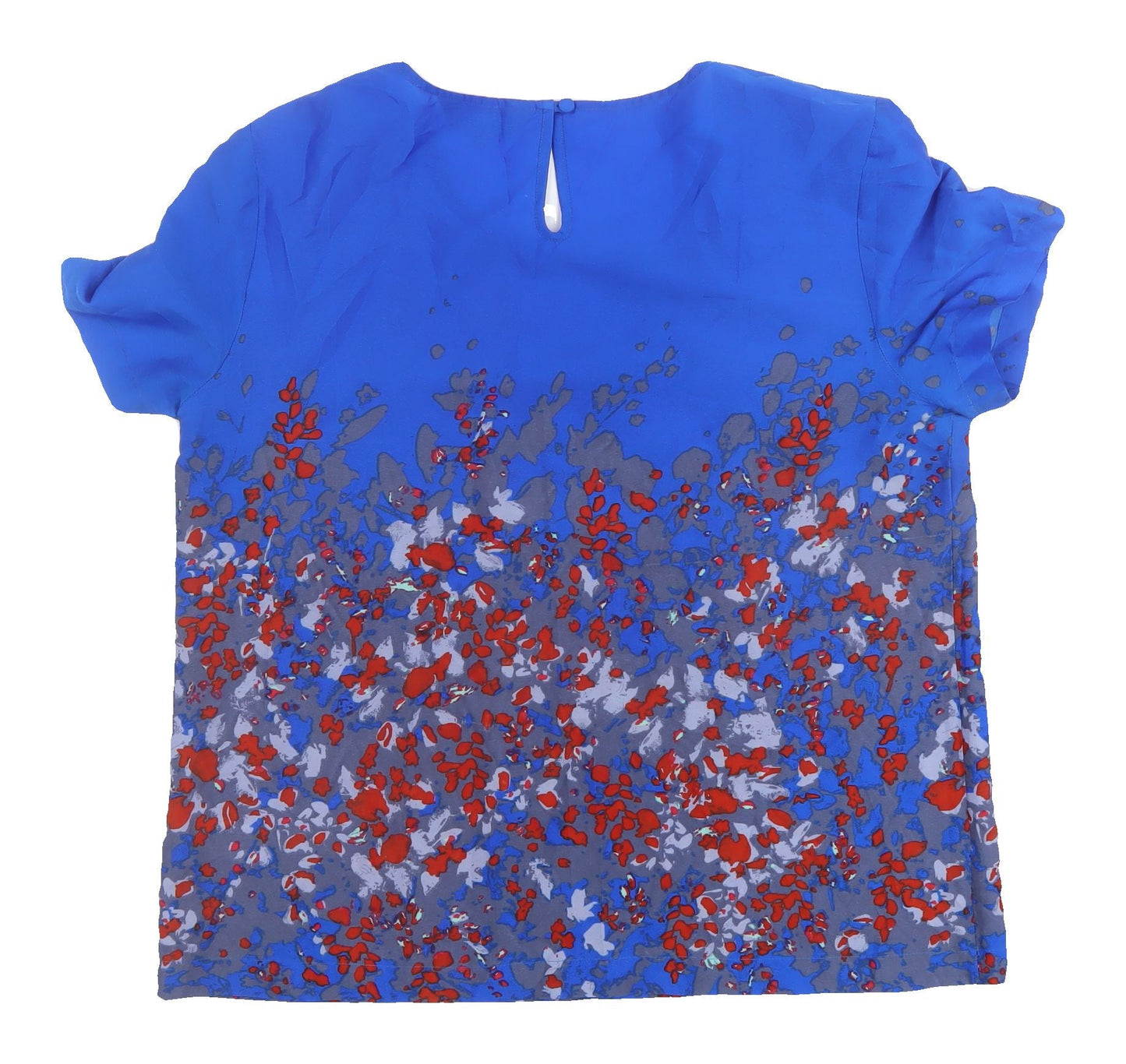 Womens UK Size L Great Plains Blue Basic Blouse