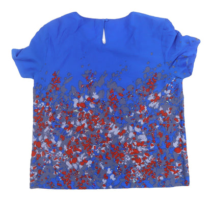 Womens UK Size L Great Plains Blue Basic Blouse