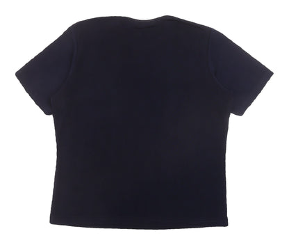 Womens UK Size 14 Berkertex Blue Basic T-Shirt