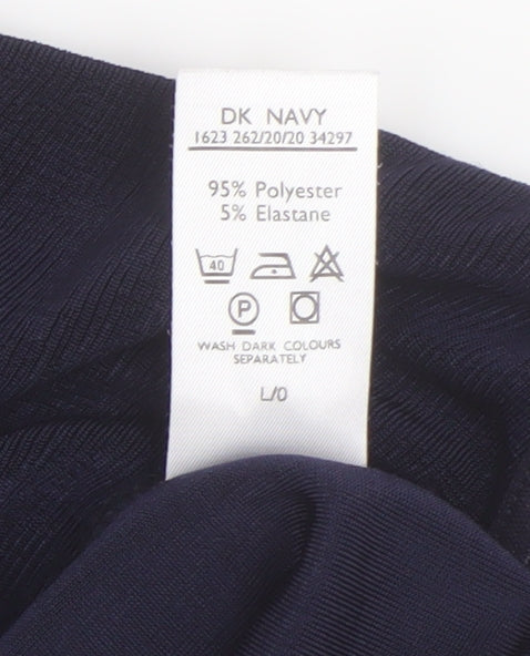Womens UK Size 14 Berkertex Blue Basic T-Shirt