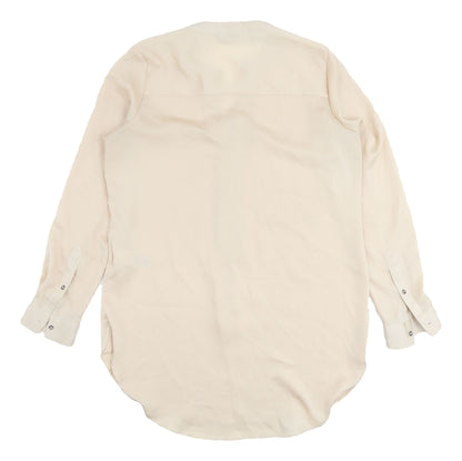 Womens UK Size 10 Marks and Spencer Beige Basic Blouse