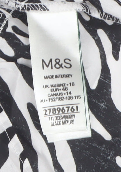 Womens UK Size 18 Marks and Spencer Multicoloured Camisole Blouse