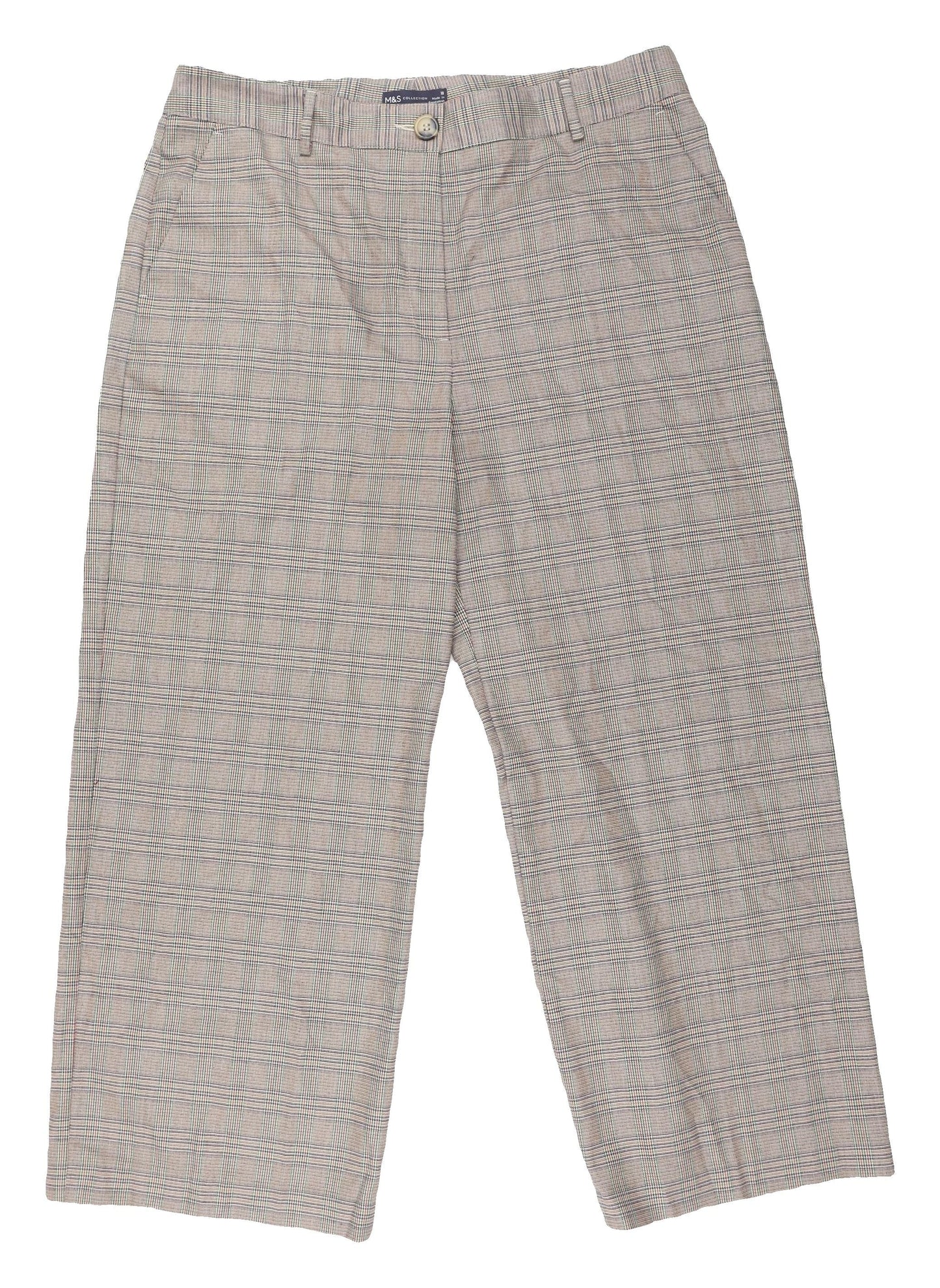 Womens UK Size 18 Marks and Spencer Regular Fit  Brown Trousers