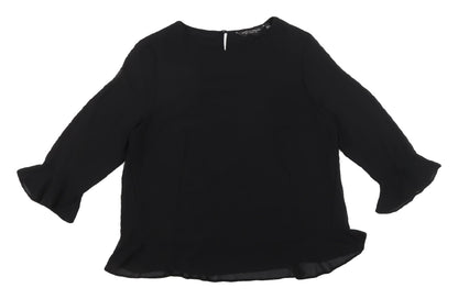 Womens UK Size 14 Dorothy Perkins Black  Blouse