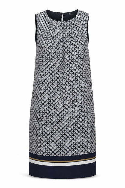 H&M Women's Geometric Shift Dress UK 8 Multicolour