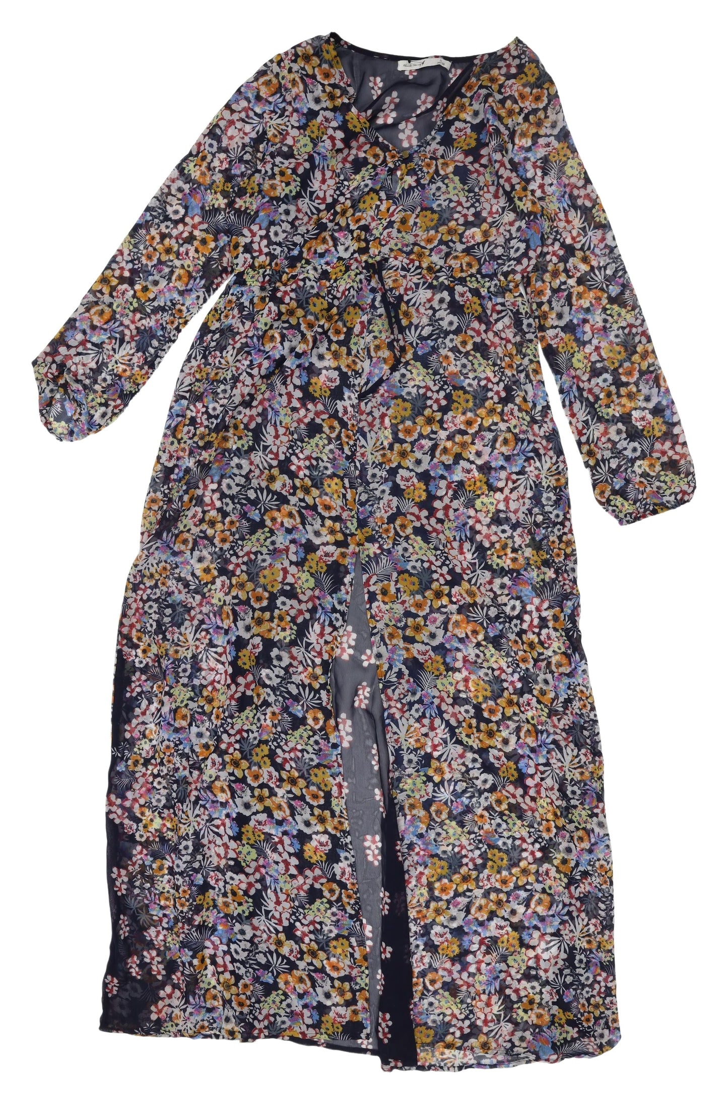 Real Shopper Floral Long Dress - Multicoloured Women’s Size 8