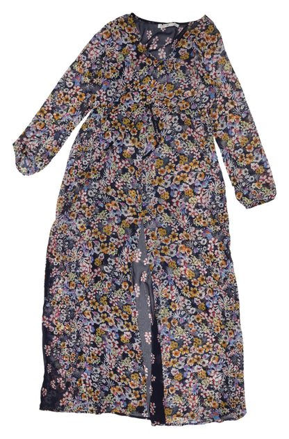 Real Shopper Floral Long Dress - Multicoloured Women’s Size 8