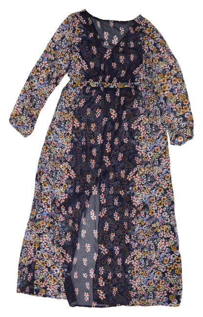 Real Shopper Floral Long Dress - Multicoloured Women’s Size 8