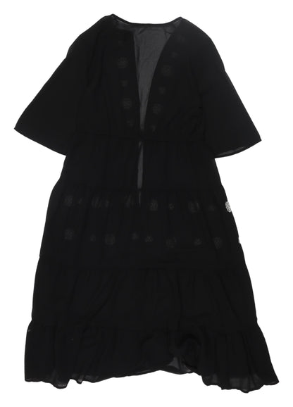 En Crème Women's Black Midi Dress - Size S