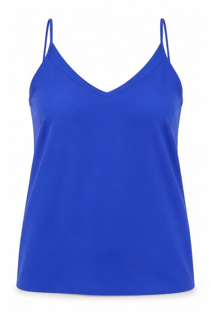 Womens UK Size 10 M&Co Blue Camisole Camisole