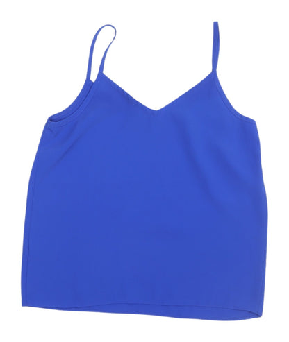 Womens UK Size 10 M&Co Blue Camisole Camisole
