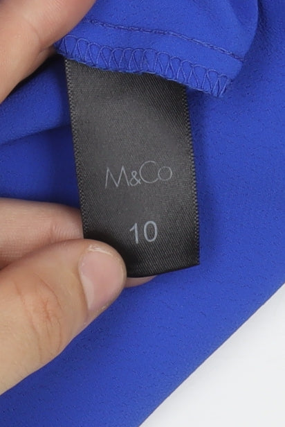 Womens UK Size 10 M&Co Blue Camisole Camisole