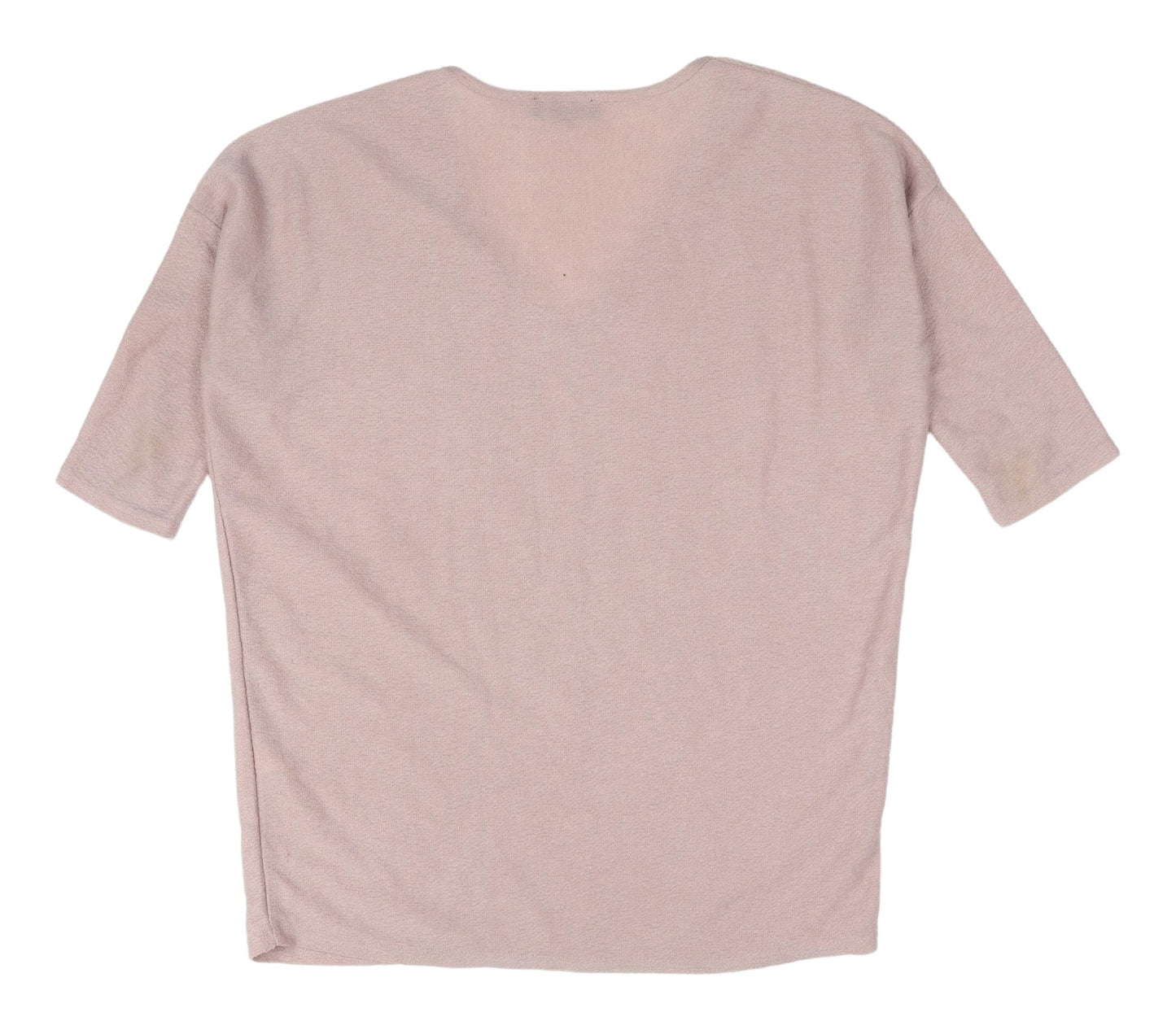Womens UK Size S New Look Pink Basic T-Shirt