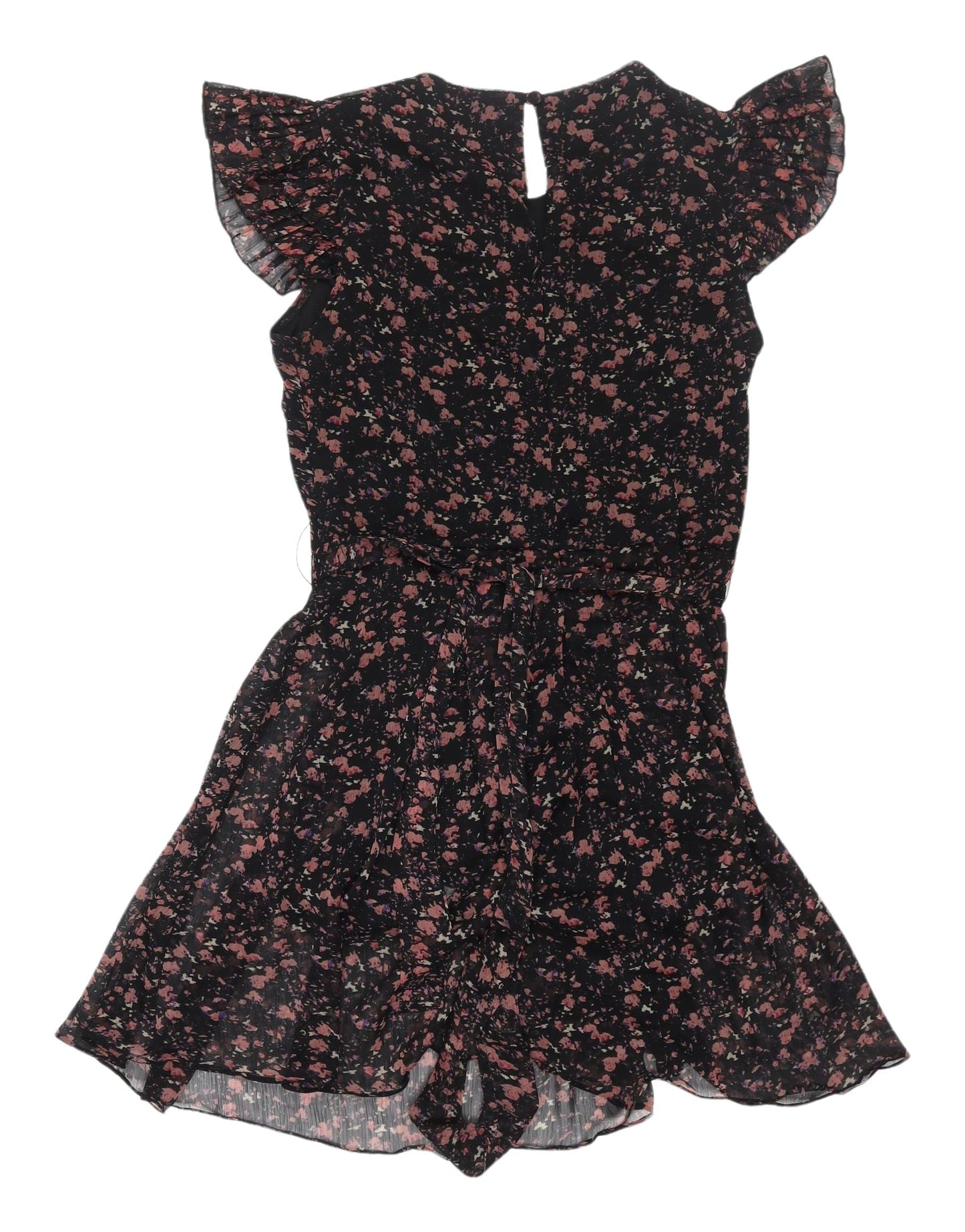 TFNC London Women's Black Floral A-Line Dress Size 5