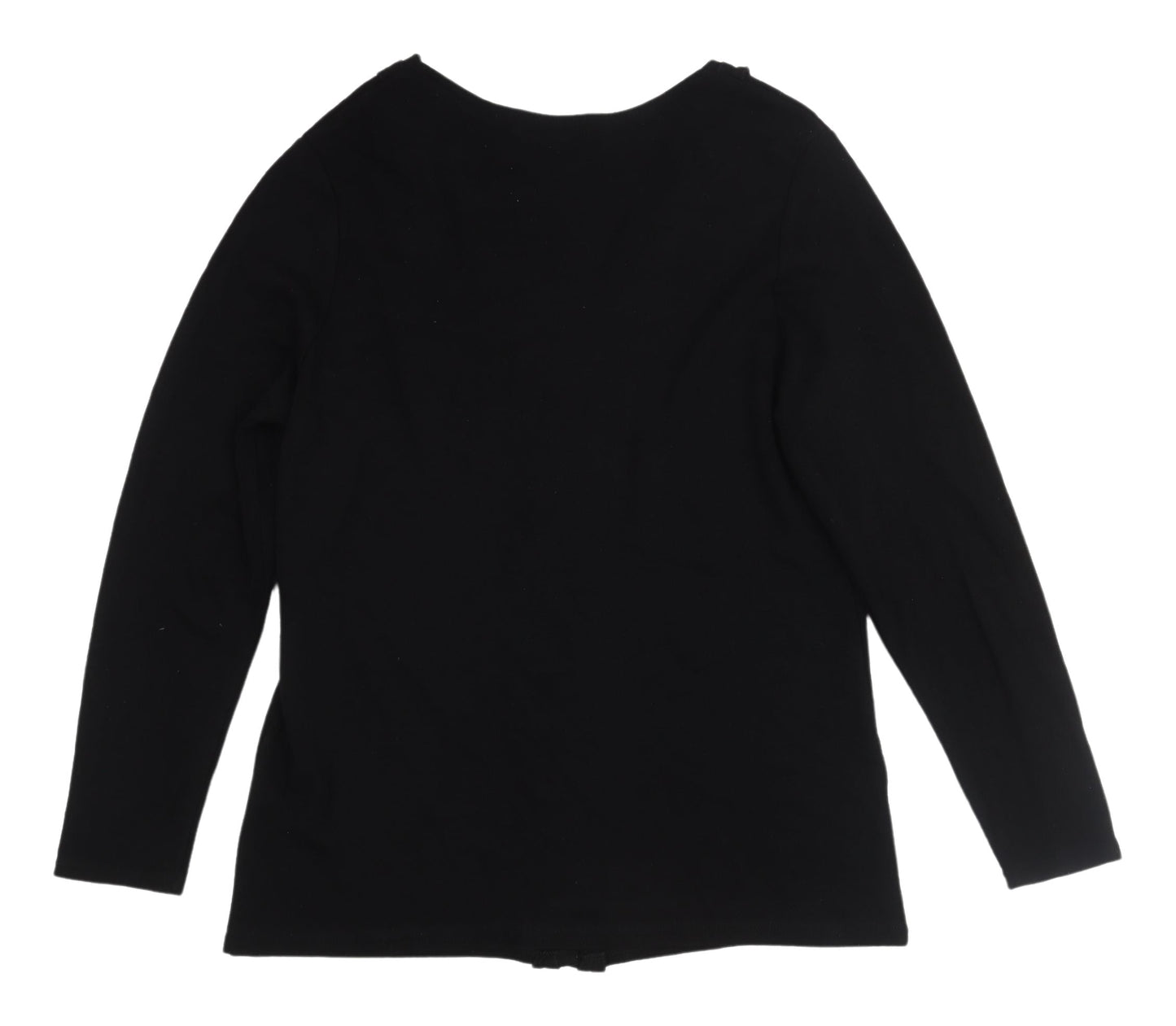 Womens UK Size M Bonmarché Black Cardigan Jumper