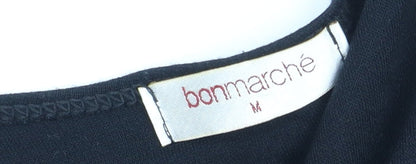 Womens UK Size M Bonmarché Black Cardigan Jumper