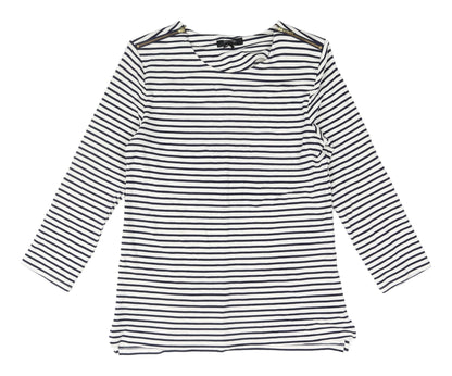 Womens UK Size 12 Marks and Spencer White Basic T-Shirt
