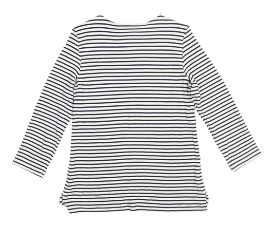 Womens UK Size 12 Marks and Spencer White Basic T-Shirt