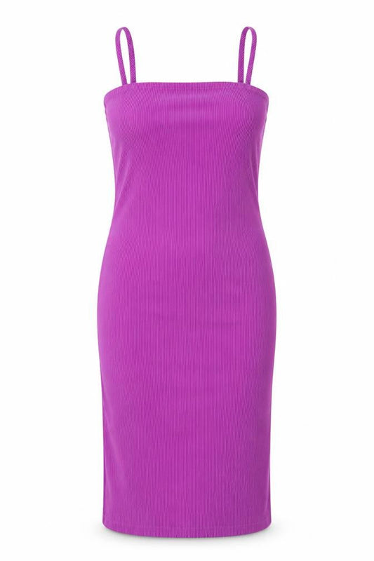 Front view of Fashion Nova Pink Slip Dress, Women’s Medium