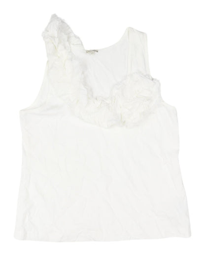 Womens UK Size XL Jigsaw White  Tank