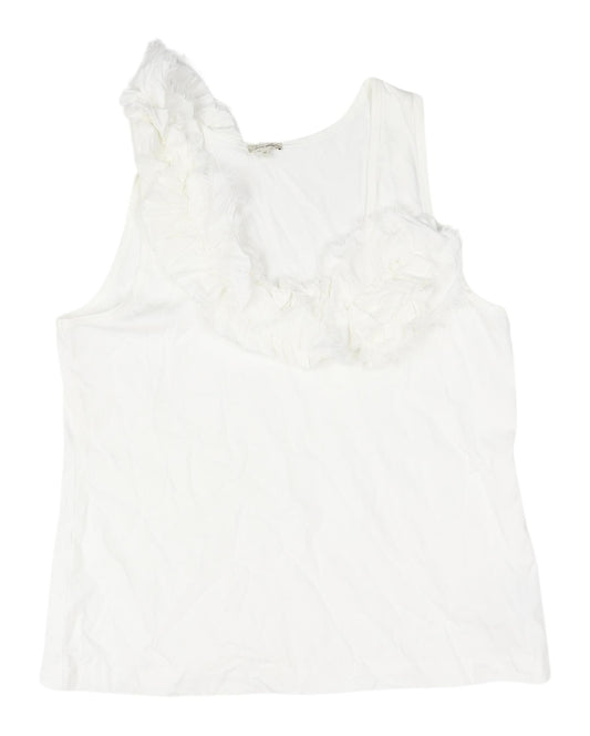 Womens UK Size XL Jigsaw White  Tank