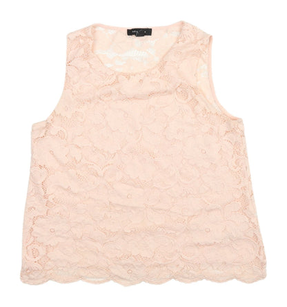 Womens UK Size 12 New Look Pink Camisole Tank