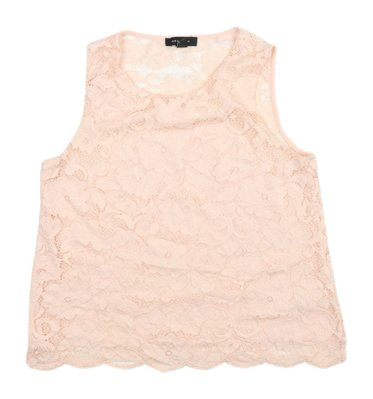 Womens UK Size 12 New Look Pink Camisole Tank